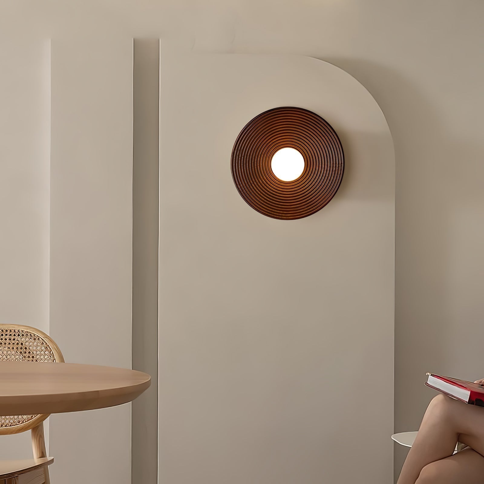 Culirir Applique Murale en Bois Contour Art Nordique - Neutralighting