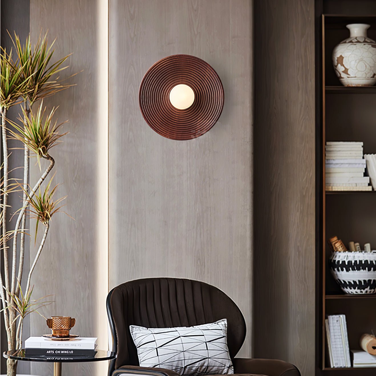 Culirir Applique Murale en Bois Contour Art Nordique - Neutralighting