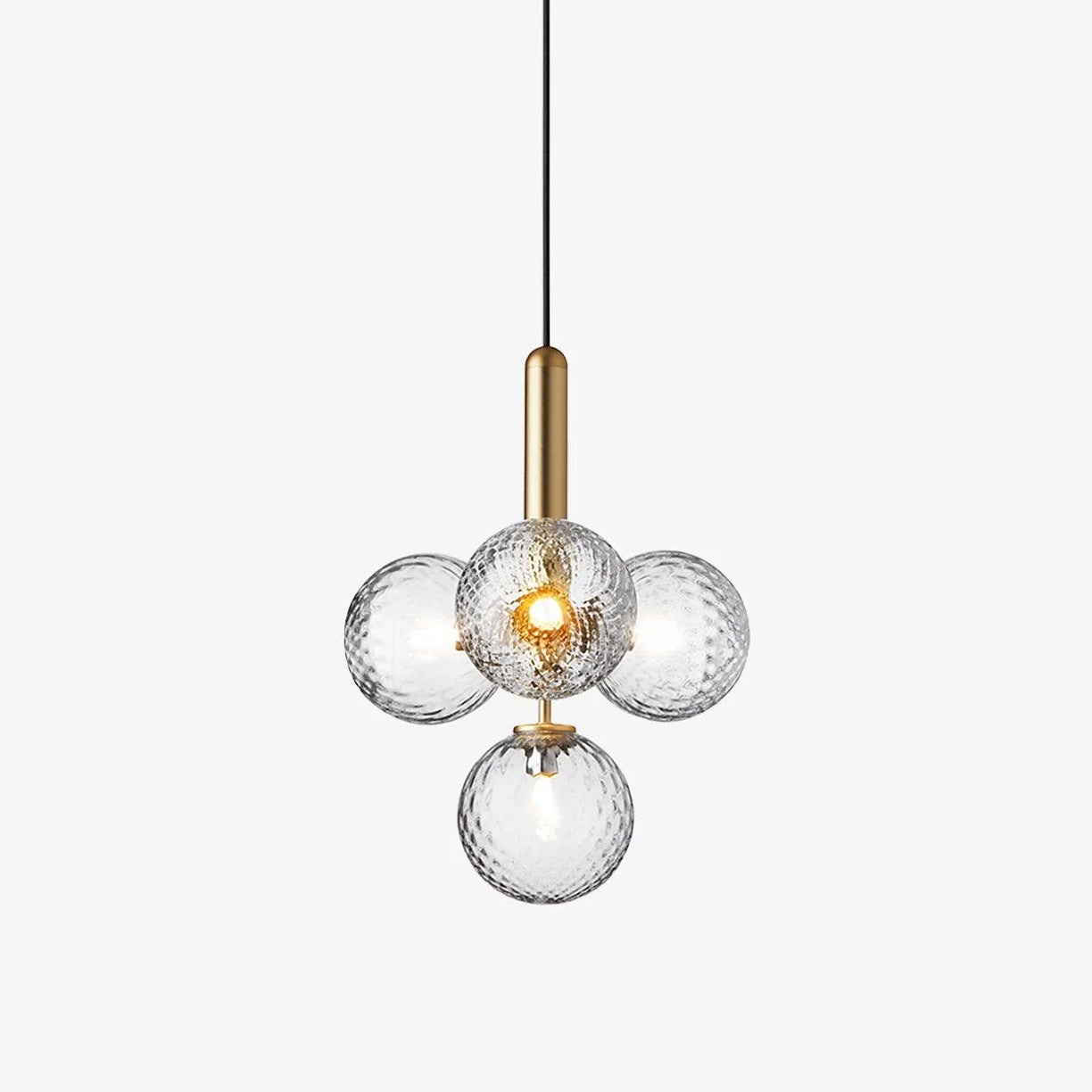 Calyxia Suspension Industrielle Classique en Verre - Neutralighting