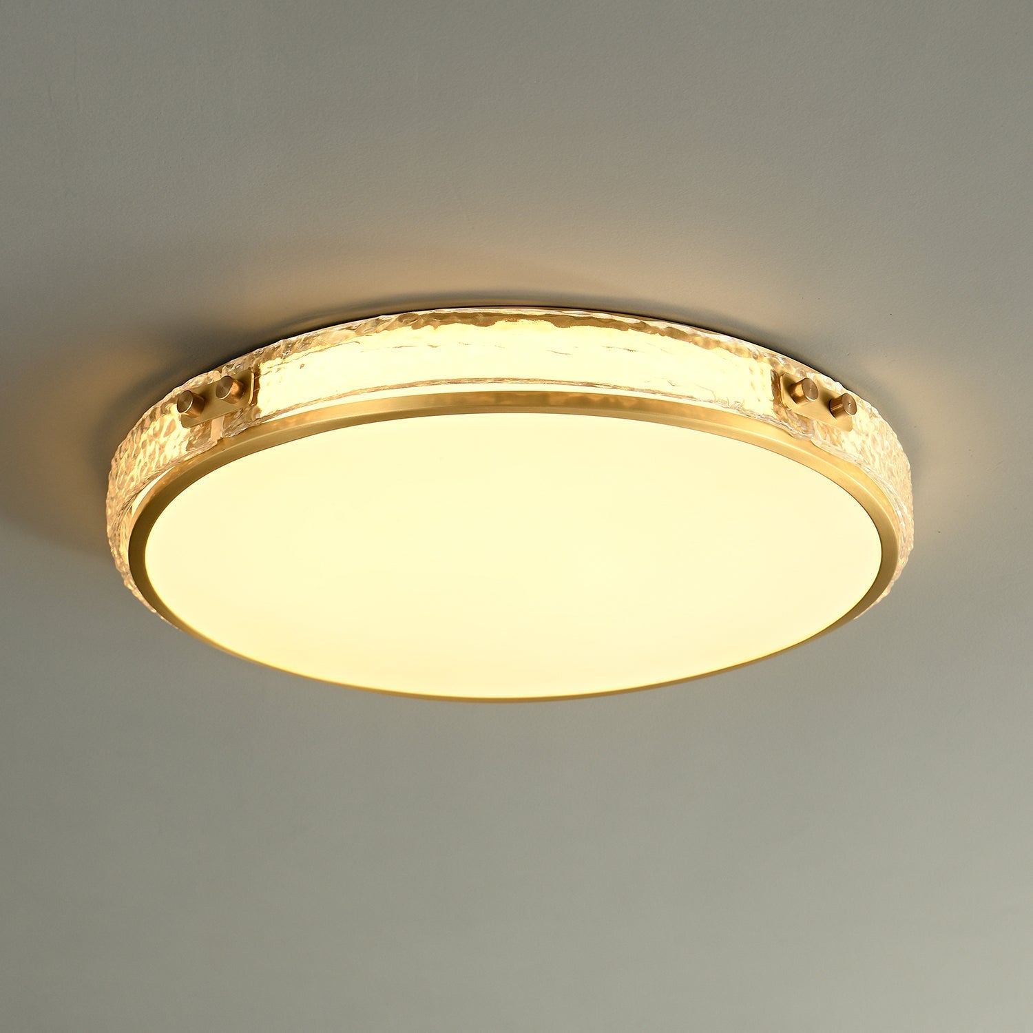 Evvine Lampe Plafonnier en Verre Minimaliste Moderne - Neutralighting