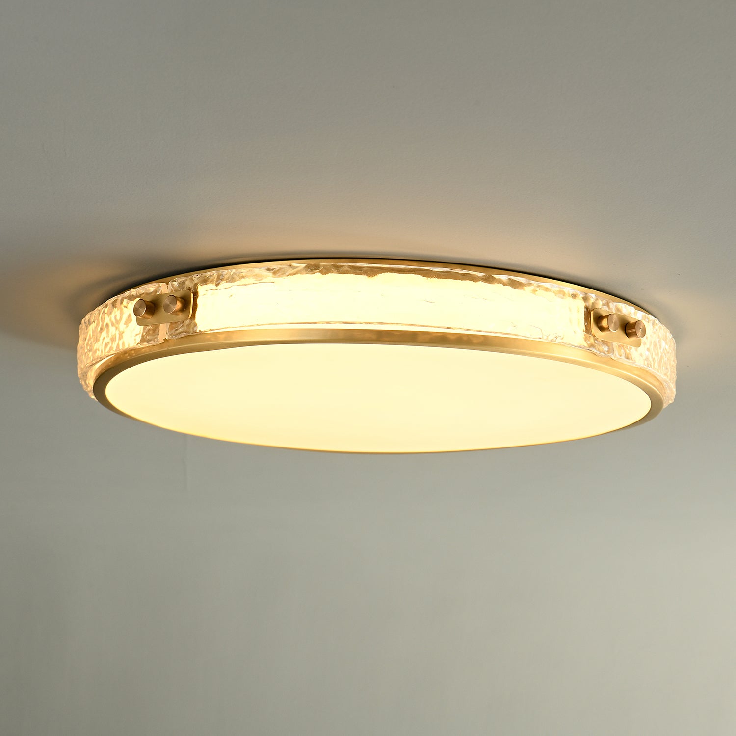 Evvine Lampe Plafonnier en Verre Minimaliste Moderne - Neutralighting