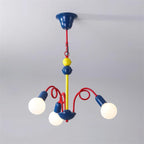 Luminosa Lustre Rouge Bleu Ludique Joyeux - Neutralighting