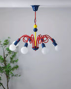 Luminosa Lustre Rouge Bleu Ludique Joyeux - Neutralighting