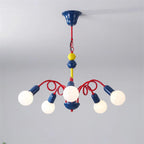 Luminosa Lustre Rouge Bleu Ludique Joyeux - Neutralighting