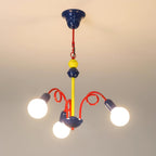 Luminosa Lustre Rouge Bleu Ludique Joyeux - Neutralighting