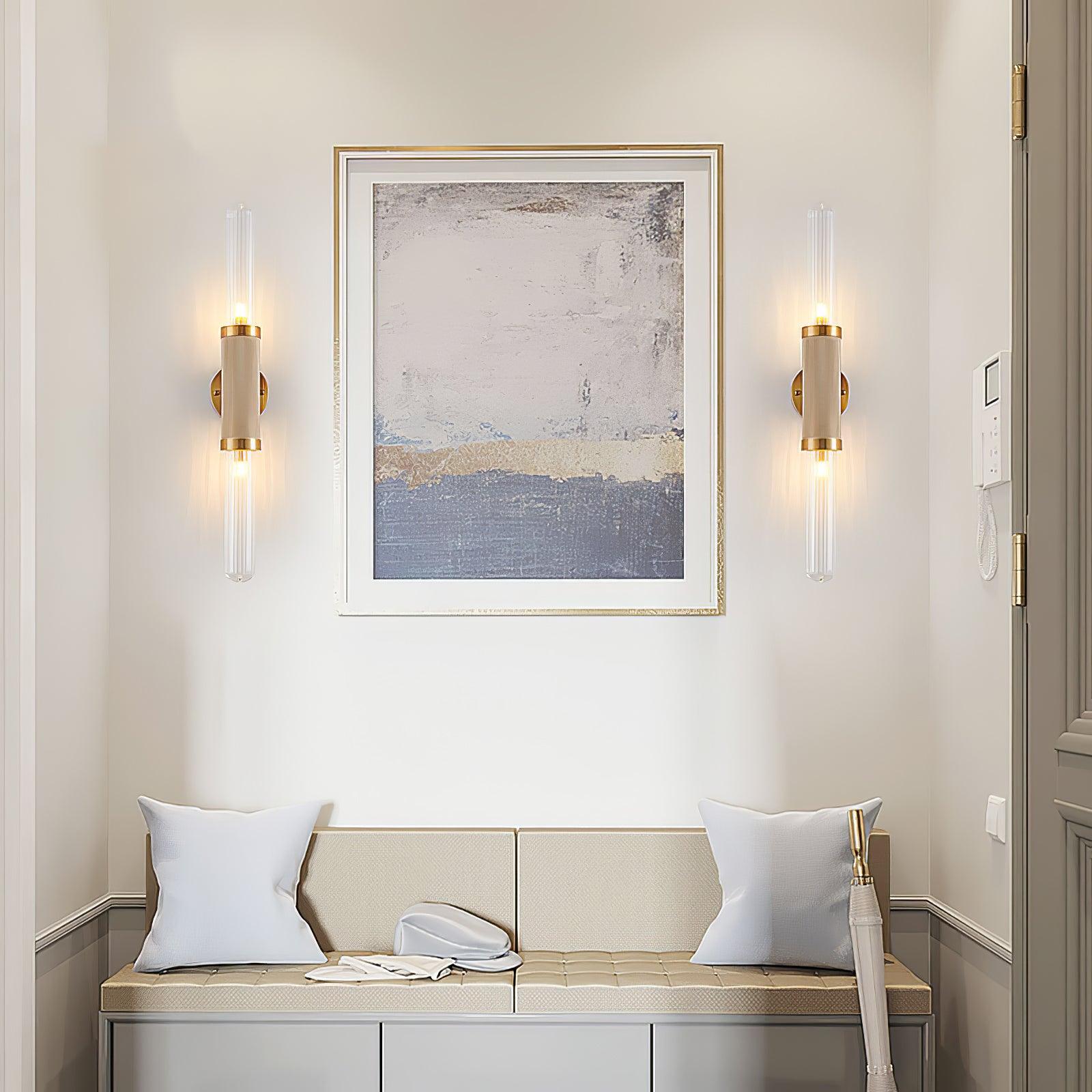 Alorira Applique Murale en Verre Colonne Art Nordique - Neutralighting