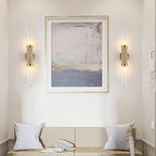 Alorira Applique Murale en Verre Colonne Art Nordique - Neutralighting