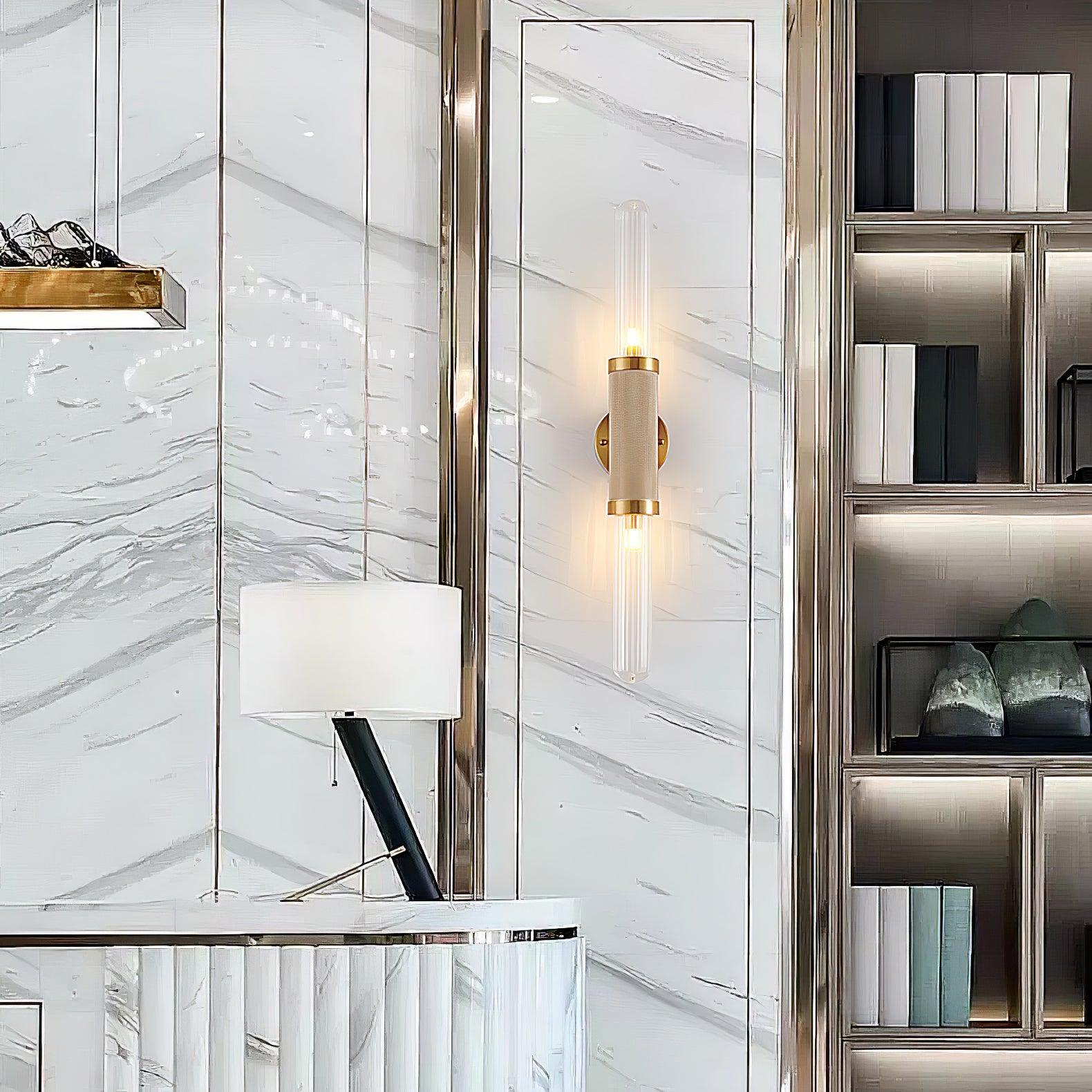 Alorira Applique Murale en Verre Colonne Art Nordique - Neutralighting