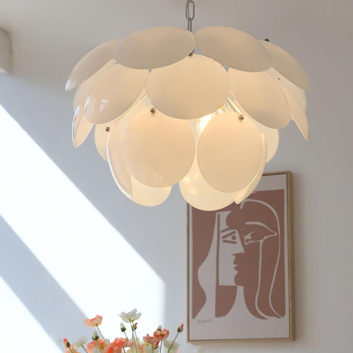 Sophia Minimaliste Verre Lustre - Neutralighting