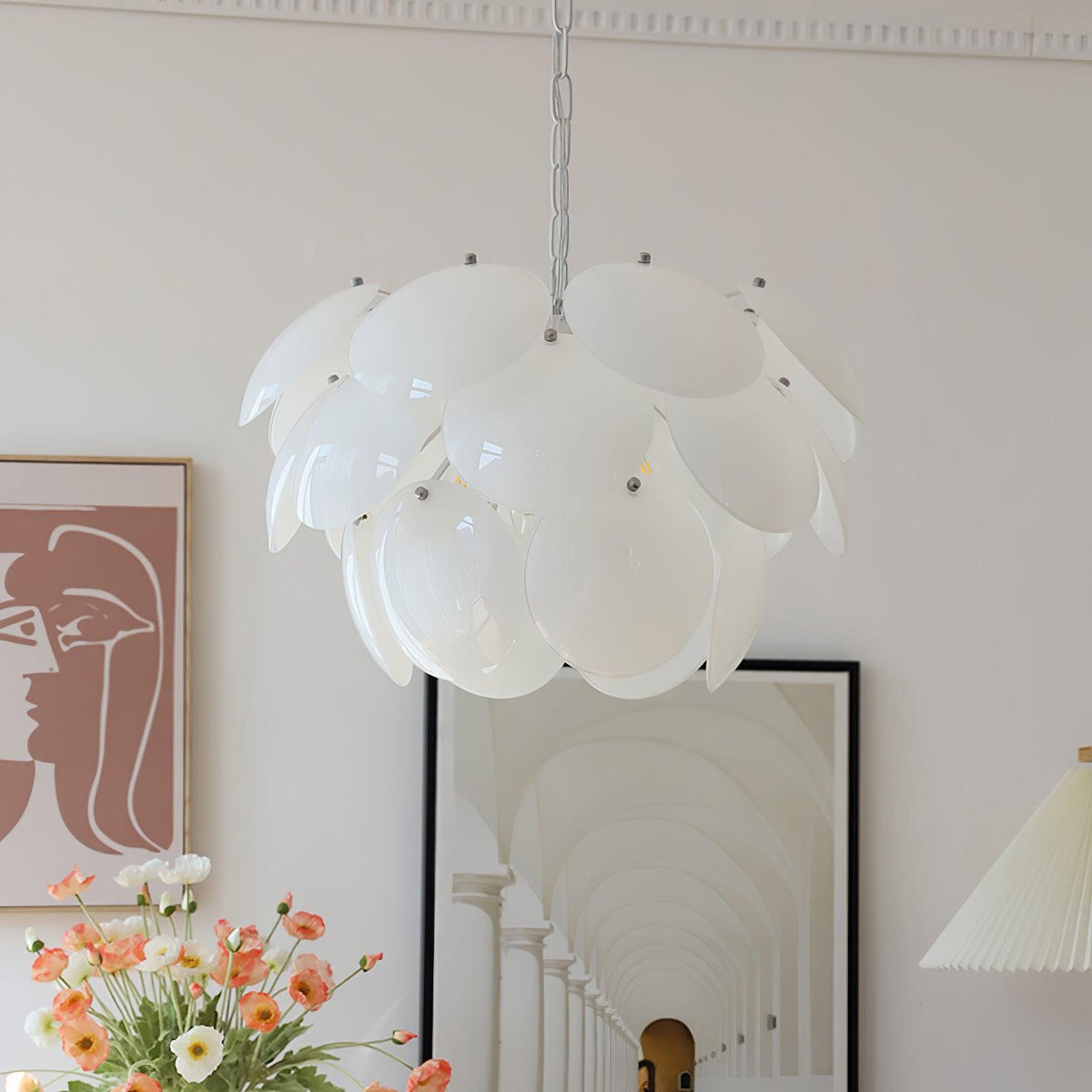 Sophia Minimaliste Verre Lustre - Neutralighting