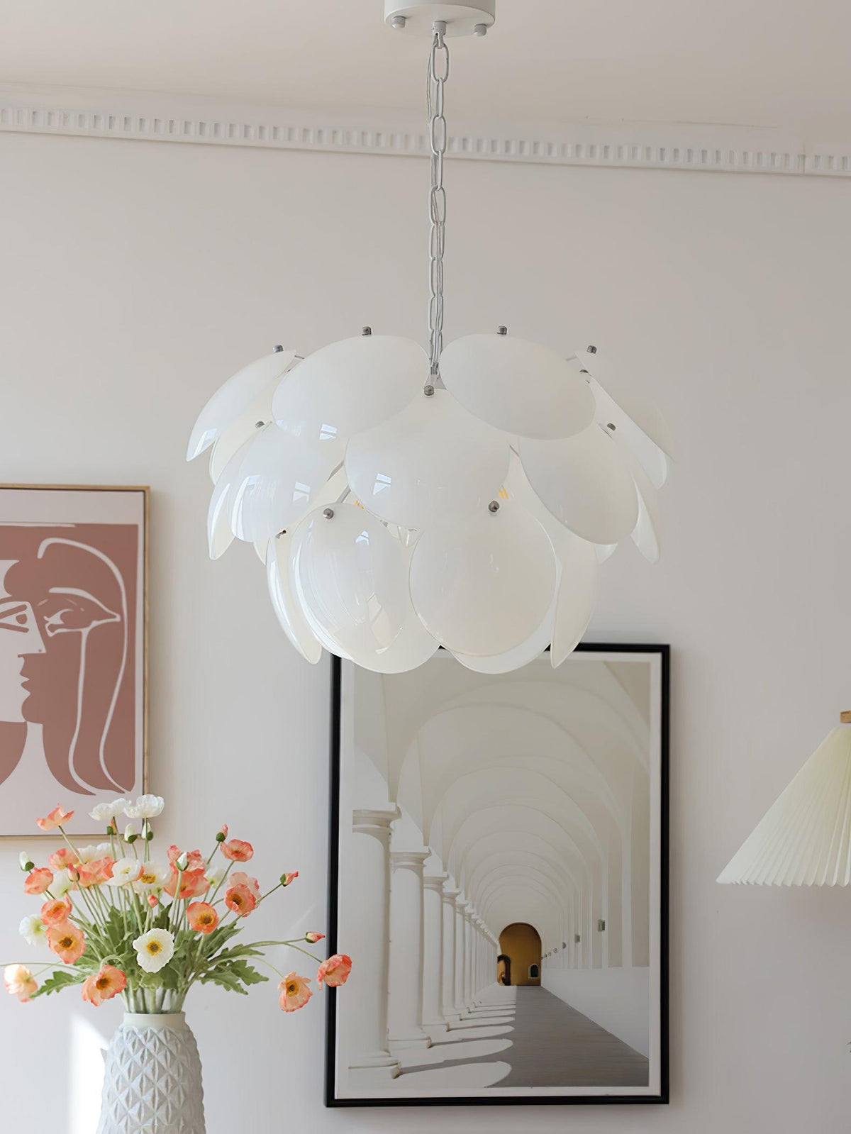 Sophia Minimaliste Verre Lustre - Neutralighting