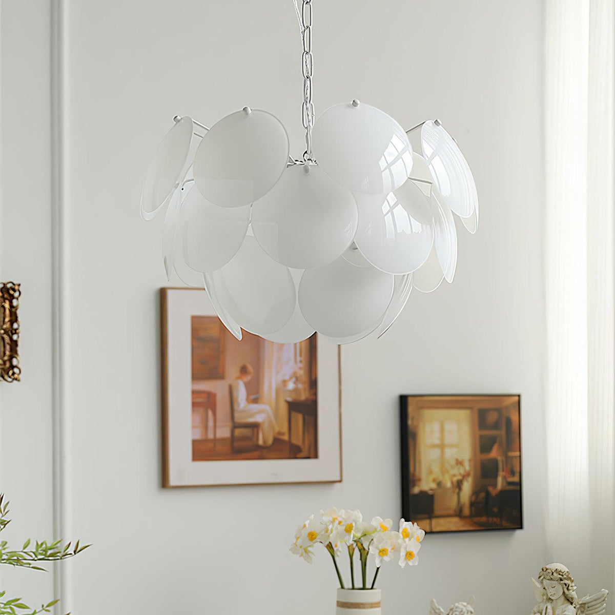 Sophia Minimaliste Verre Lustre - Neutralighting