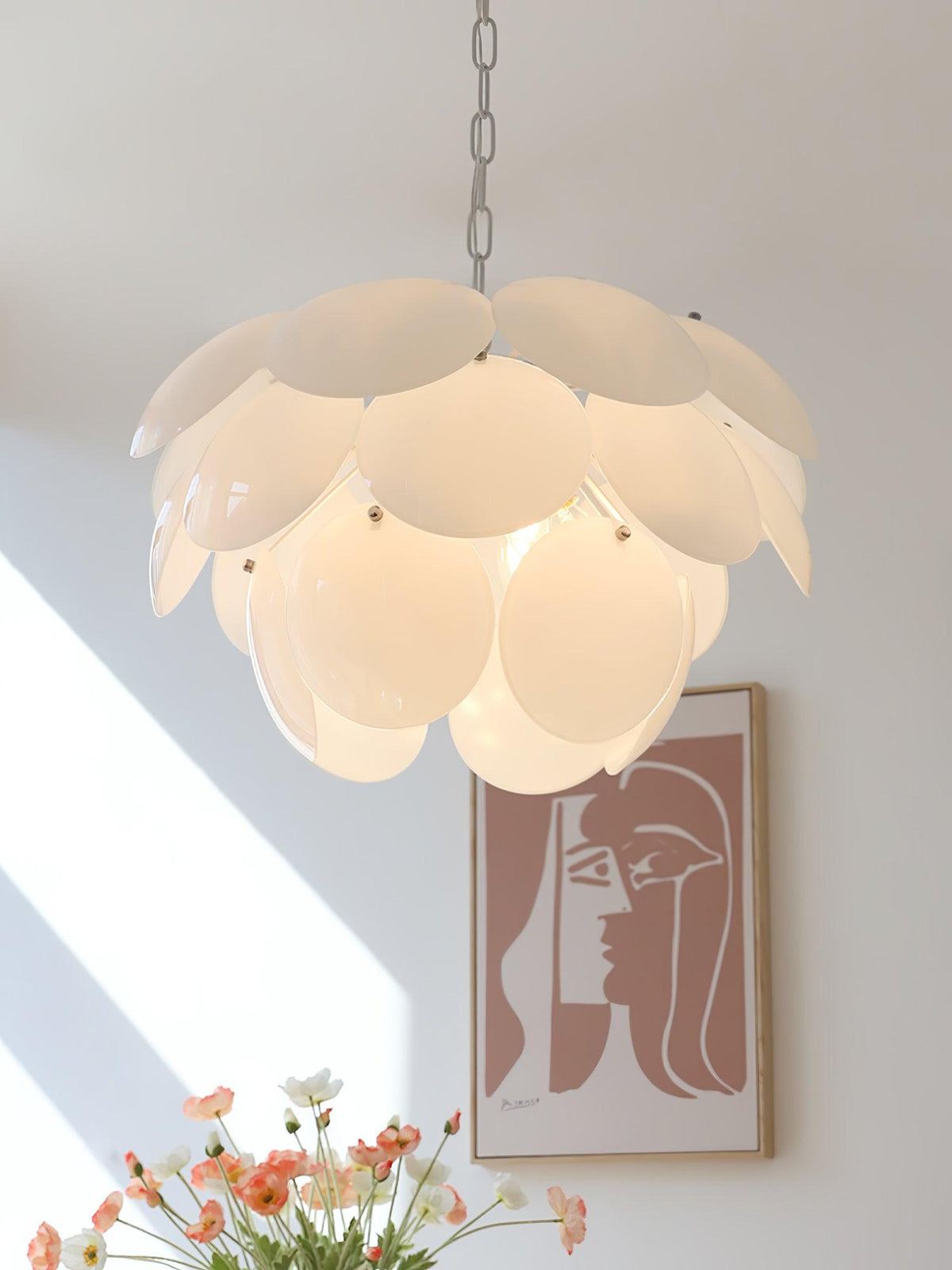 Sophia Minimaliste Verre Lustre - Neutralighting