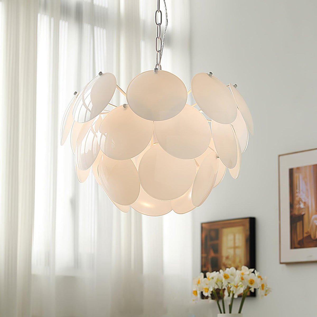 Sophia Minimaliste Verre Lustre - Neutralighting