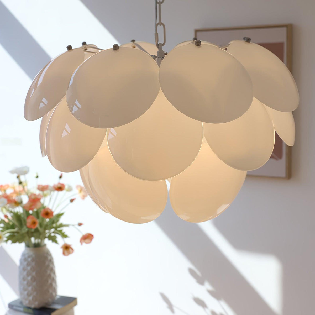 Sophia Minimaliste Verre Lustre - Neutralighting
