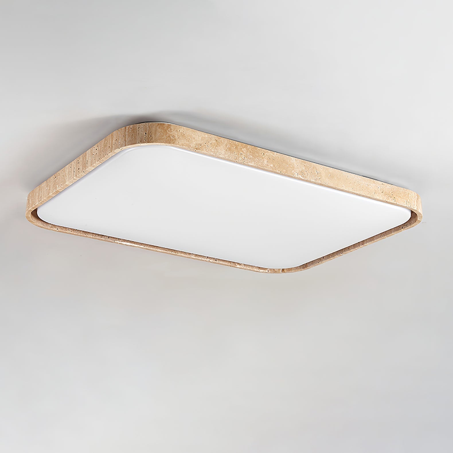 Aisle Lumière de Plafond Carrée en Travertin - Neutralighting
