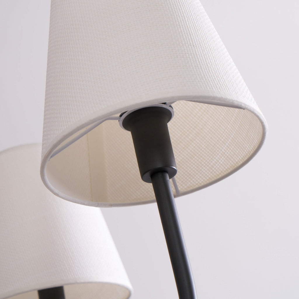 Aurvarira Chandelier Classique Noir en Tissu Lumos - Neutralighting