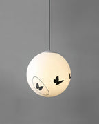 Luna Suspension Globe Flutter - Neutralighting