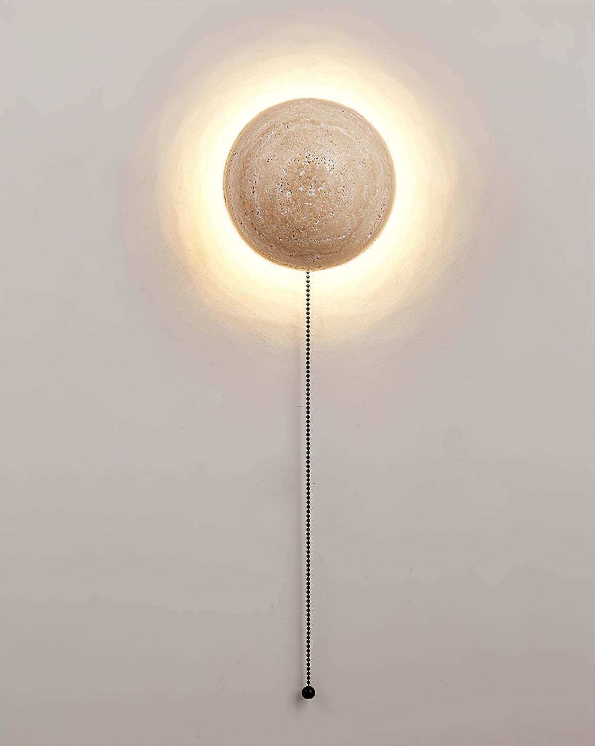 Nyvarion Applique Murale Minimaliste en Travertin - Neutralighting