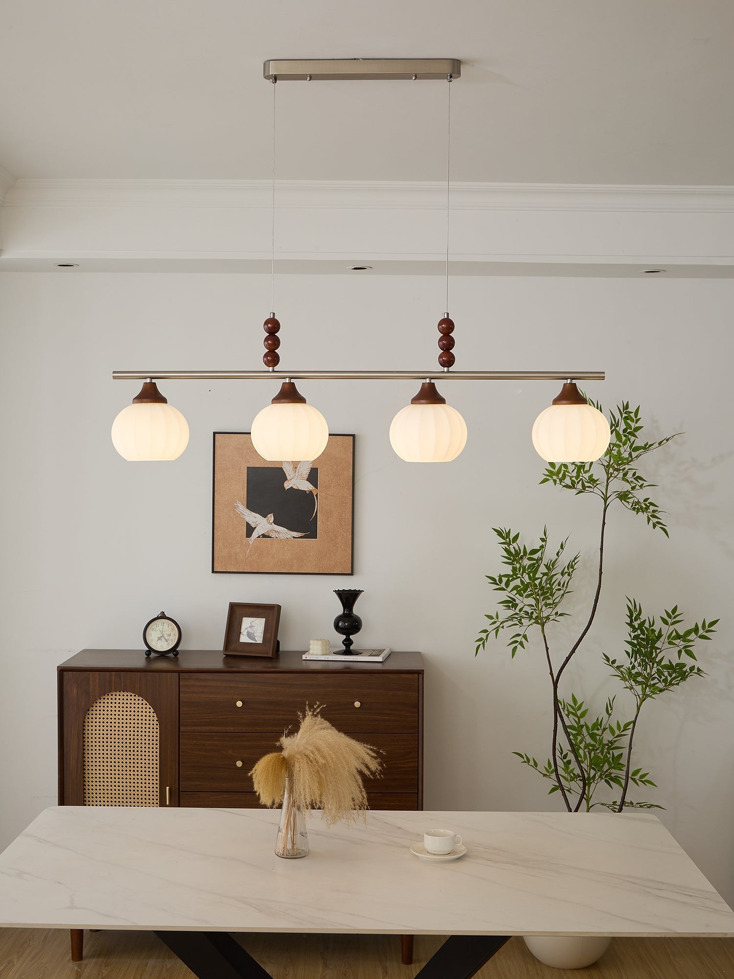 Vento Suspension en Verre Rétro - Neutralighting