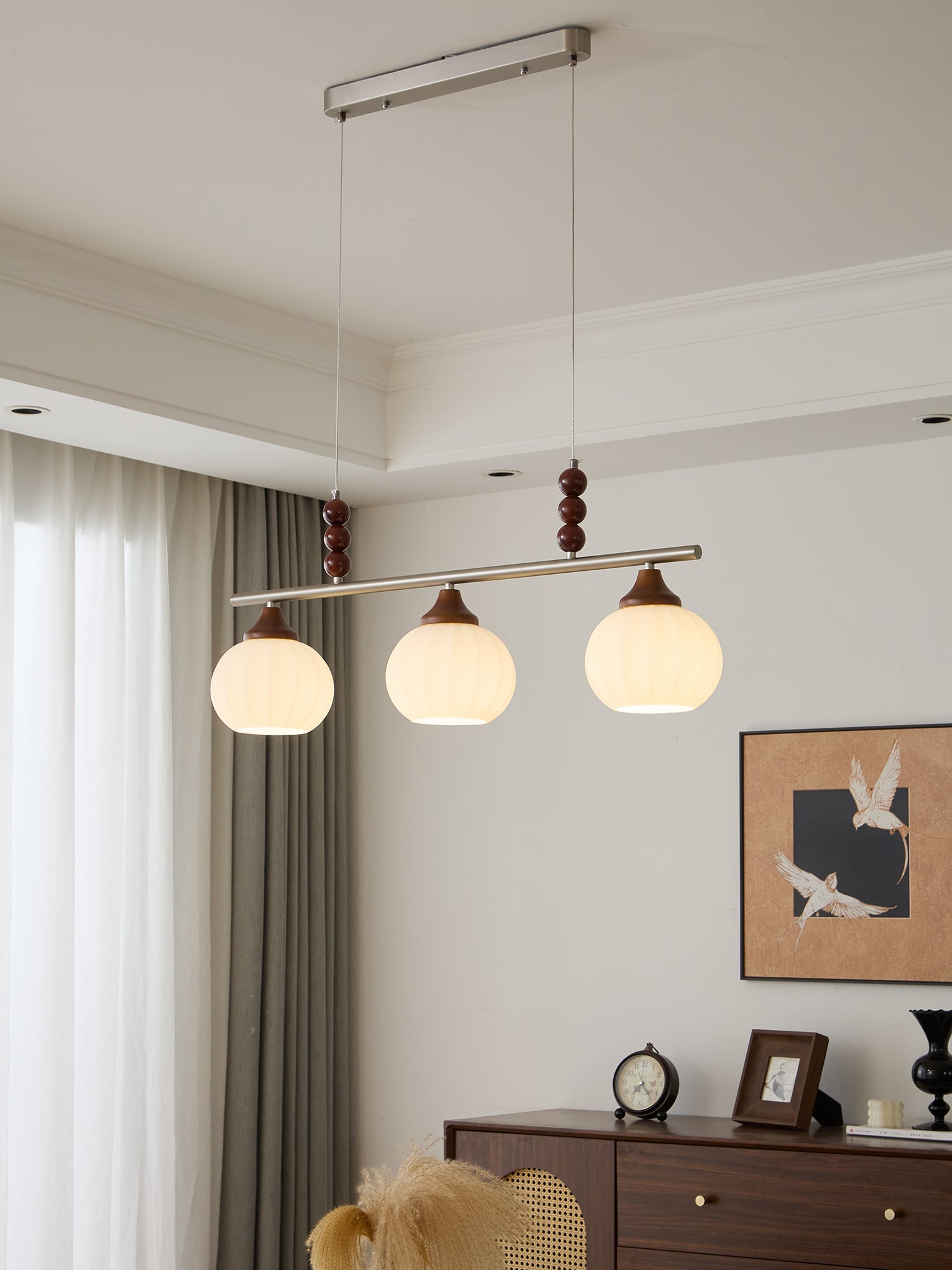 Vento Suspension en Verre Rétro - Neutralighting