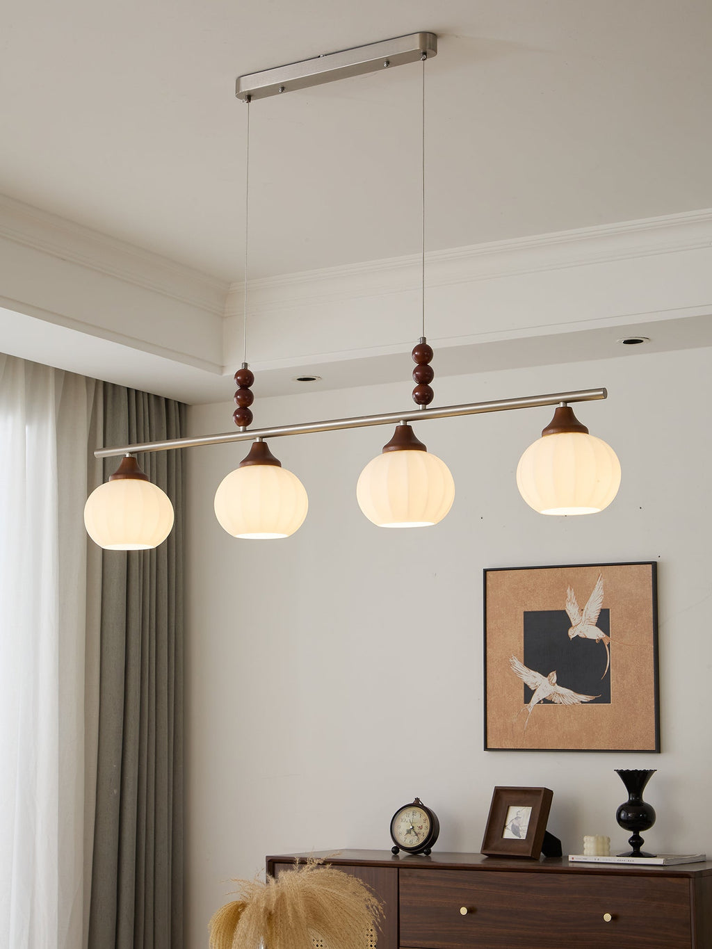 Vento Suspension en Verre Rétro - Neutralighting