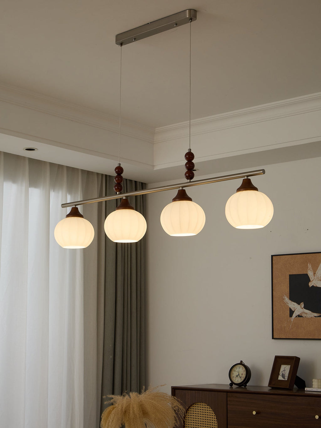 Vento Suspension en Verre Rétro - Neutralighting