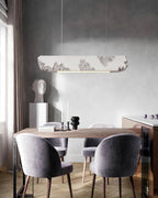 Lunar Gleam Lampe Pendante Texturée Minimaliste Céleste - Neutralighting