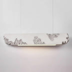 Lunar Gleam Lampe Pendante Texturée Minimaliste Céleste - Neutralighting