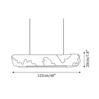 Lunar Gleam Lampe Pendante Texturée Minimaliste Céleste - Neutralighting