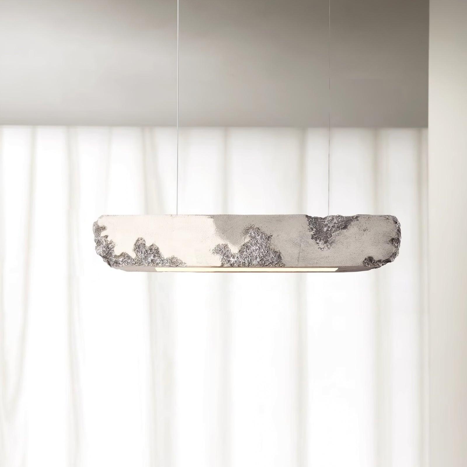 Lunar Gleam Lampe Pendante Texturée Minimaliste Céleste - Neutralighting