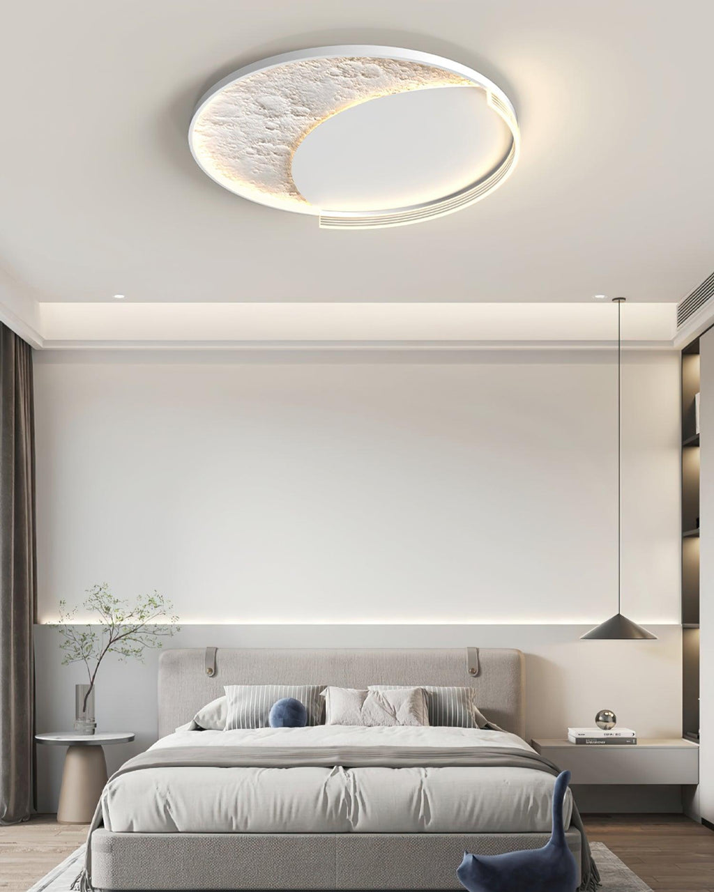 Syvine Plafonnier LED lunaire Nordic Art - Neutralighting