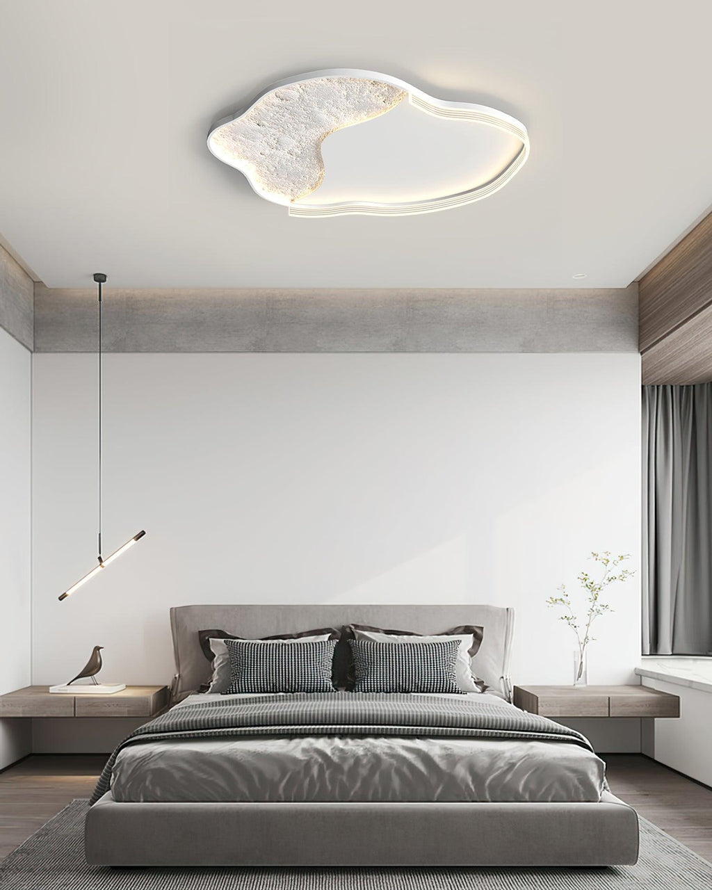 Syvine Plafonnier LED lunaire Nordic Art - Neutralighting