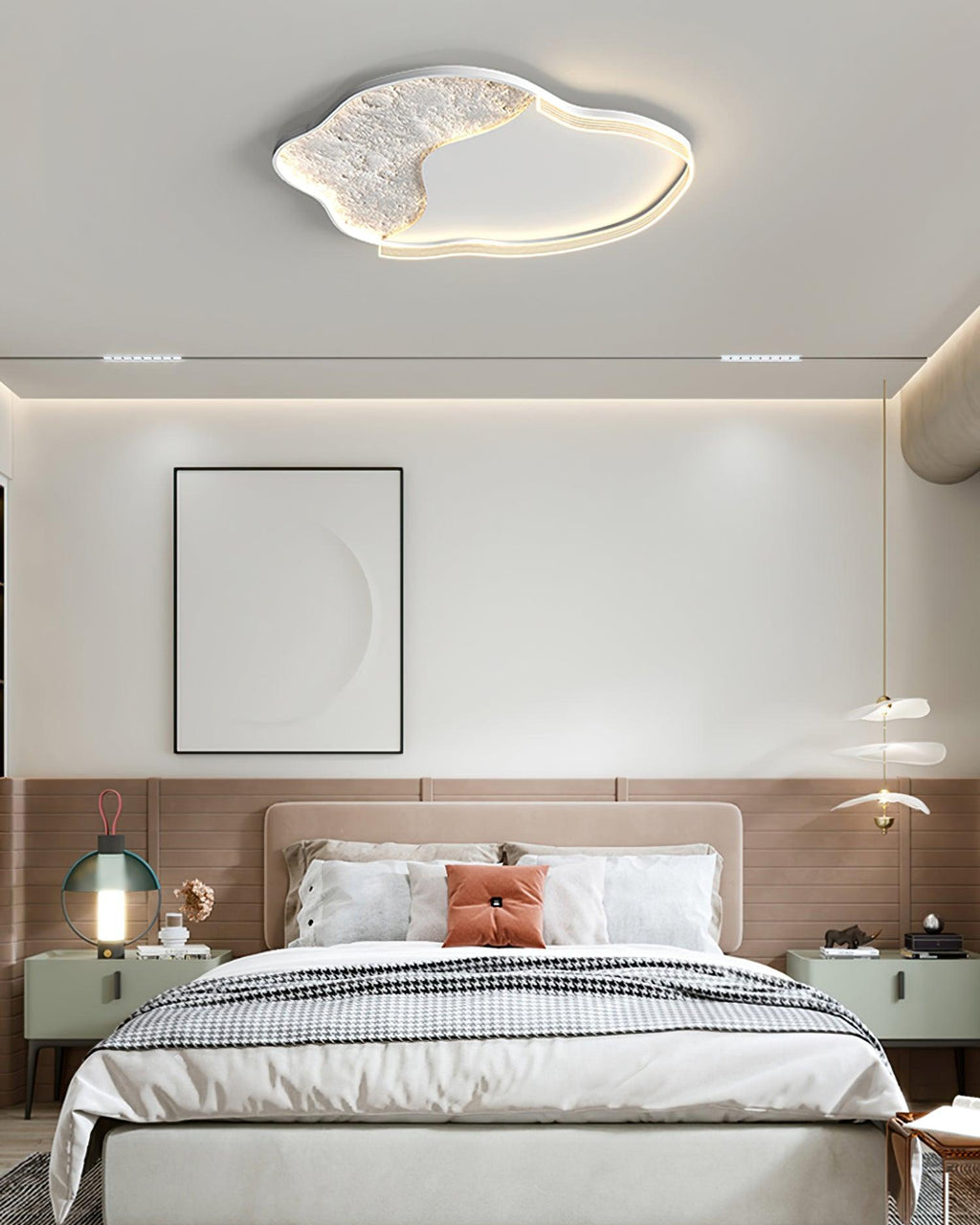 Syvine Plafonnier LED lunaire Nordic Art - Neutralighting