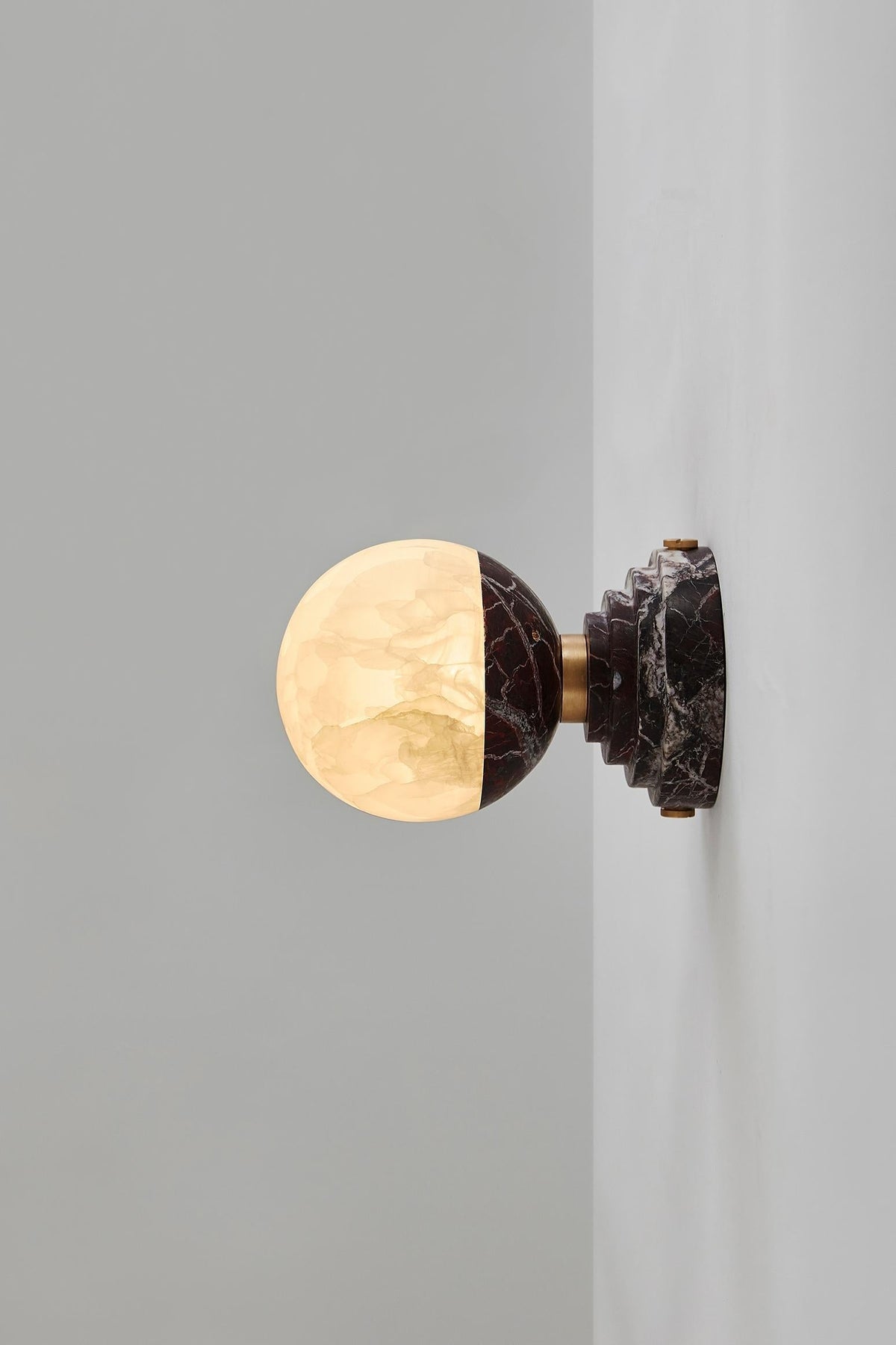 Nythee Applique Murale Laiton Marbre Minimaliste Moderne - Neutralighting