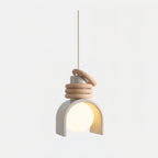 Elysin Une suspension avec globe en verre réchauffe les salles à manger Artistiques - Neutralighting