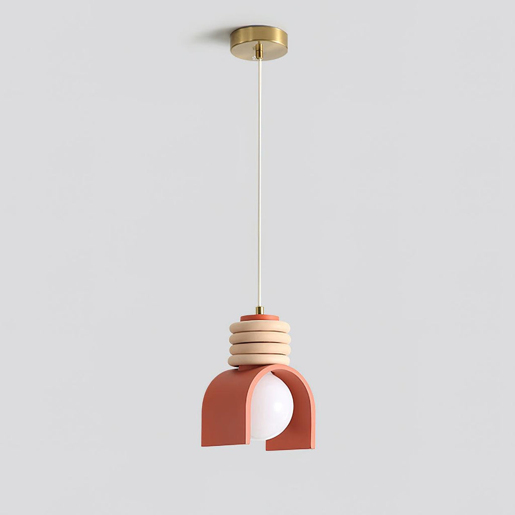 Elysin Une suspension avec globe en verre réchauffe les salles à manger Artistiques - Neutralighting
