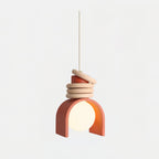 Elysin Une suspension avec globe en verre réchauffe les salles à manger Artistiques - Neutralighting