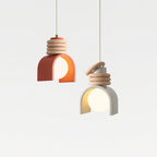 Elysin Une suspension avec globe en verre réchauffe les salles à manger Artistiques - Neutralighting
