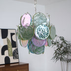 Aurora Lustre Multicolore Murano Disque Superposé Artistique - Neutralighting