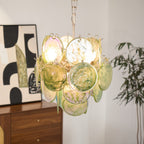 Aurora Lustre Multicolore Murano Disque Superposé Artistique - Neutralighting