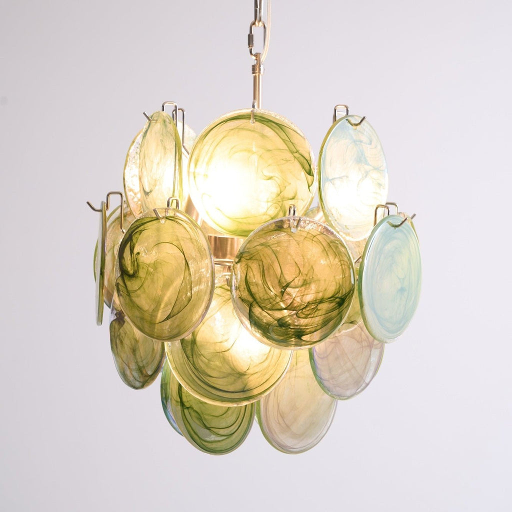 Aurora Lustre Multicolore Murano Disque Superposé Artistique - Neutralighting