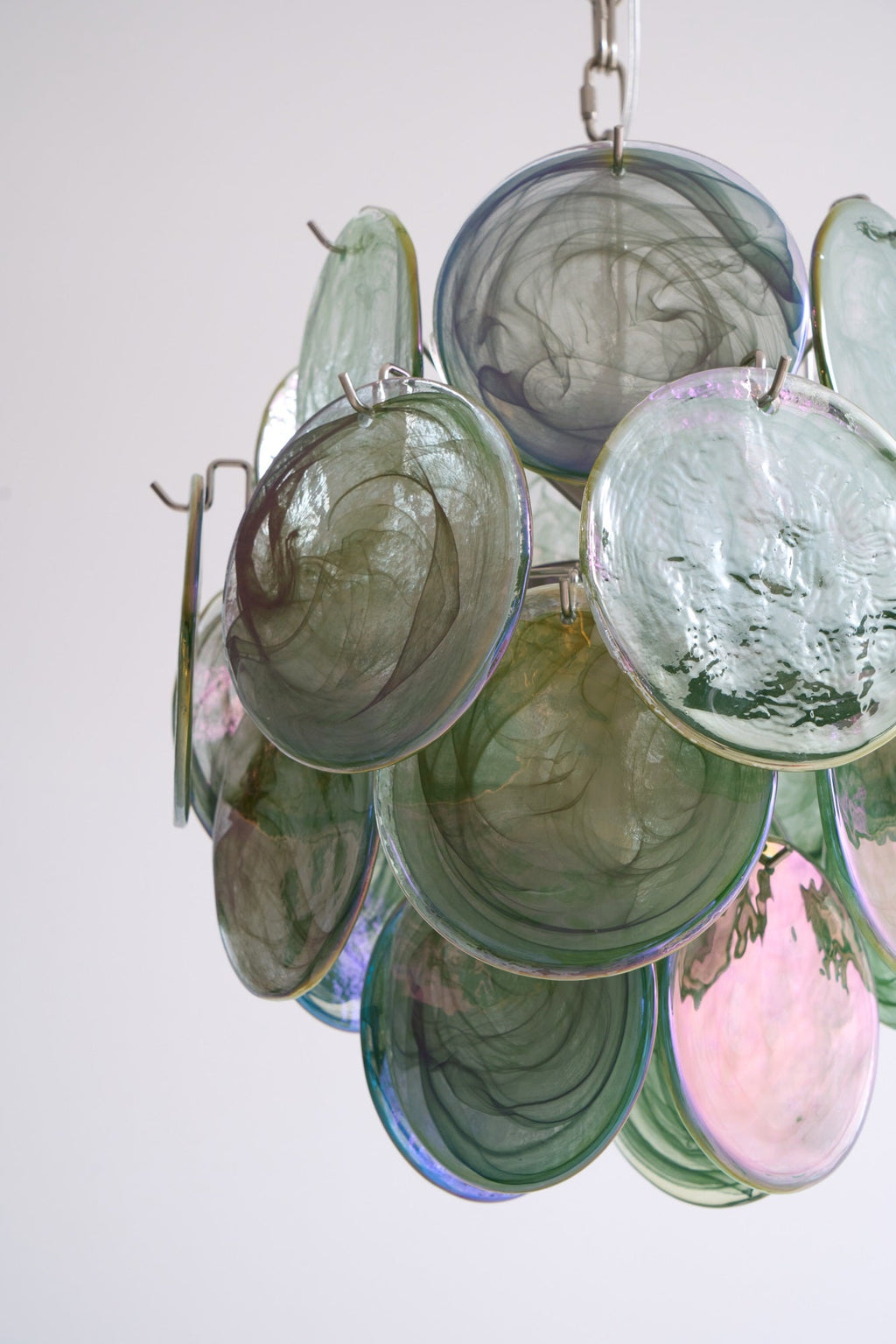 Aurora Lustre Multicolore Murano Disque Superposé Artistique - Neutralighting