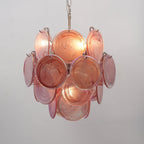 Aurora Lustre Multicolore Murano Disque Superposé Artistique - Neutralighting