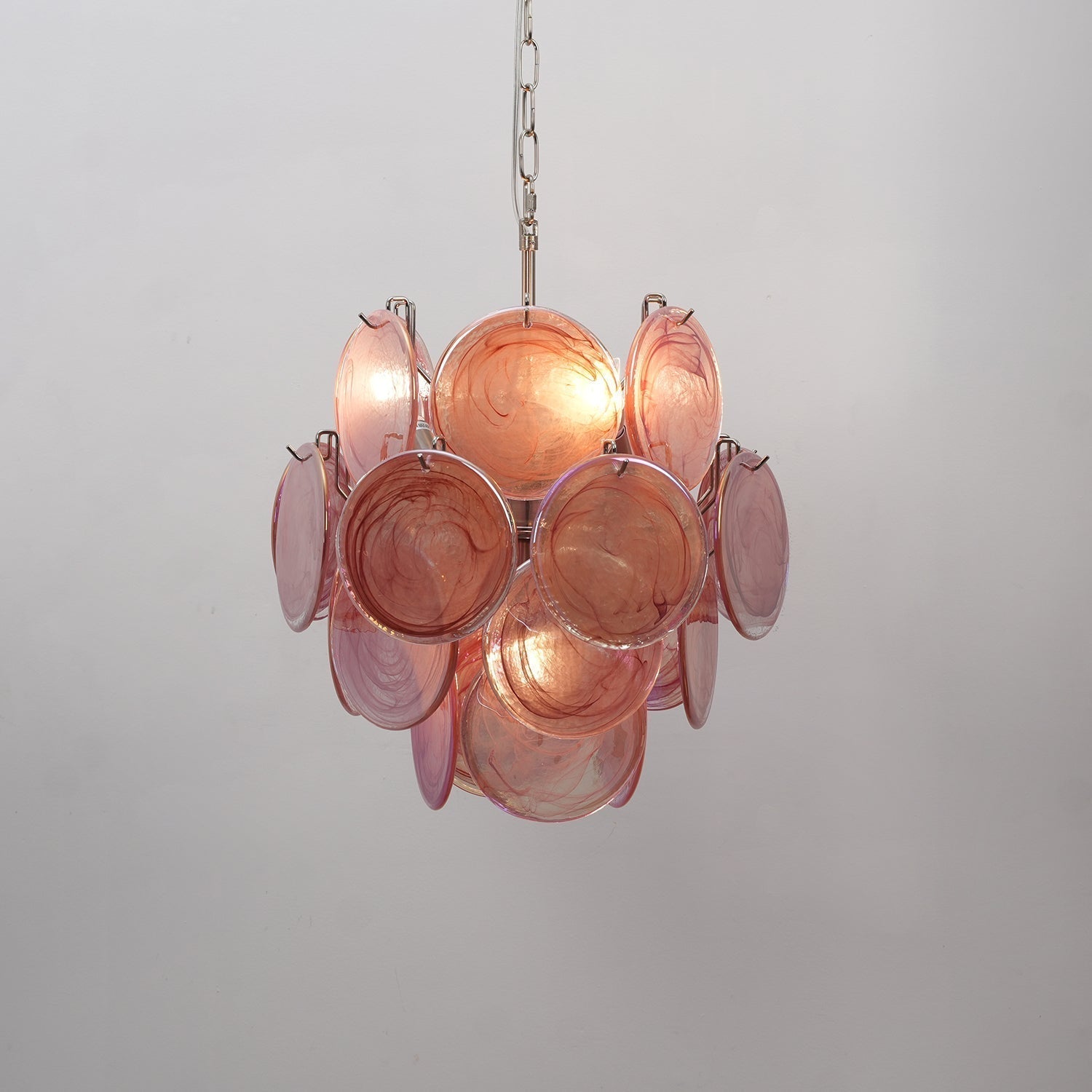 Aurora Lustre Multicolore Murano Disque Superposé Artistique - Neutralighting