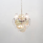 Aurora Lustre Multicolore Murano Disque Superposé Artistique - Neutralighting