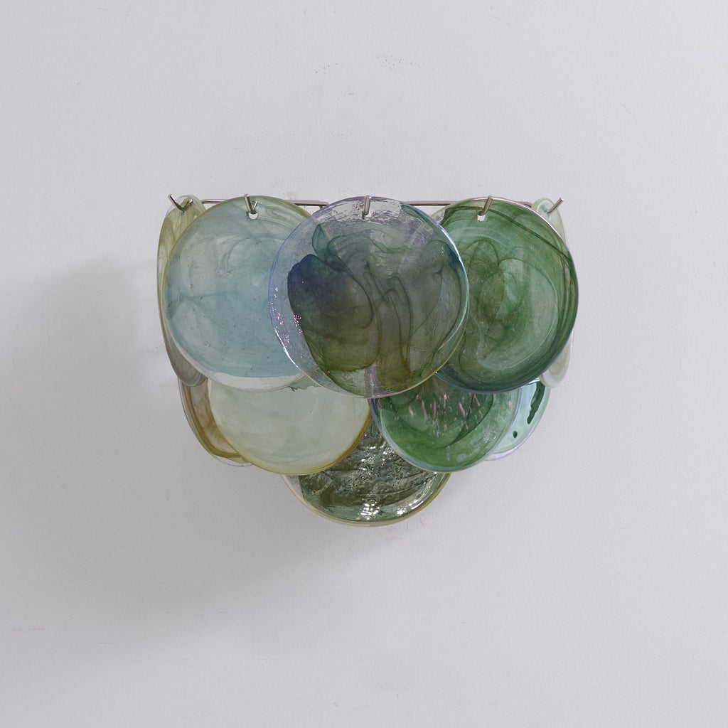 Aurora Applique Murale Disque Verre Murano Artistique - Neutralighting