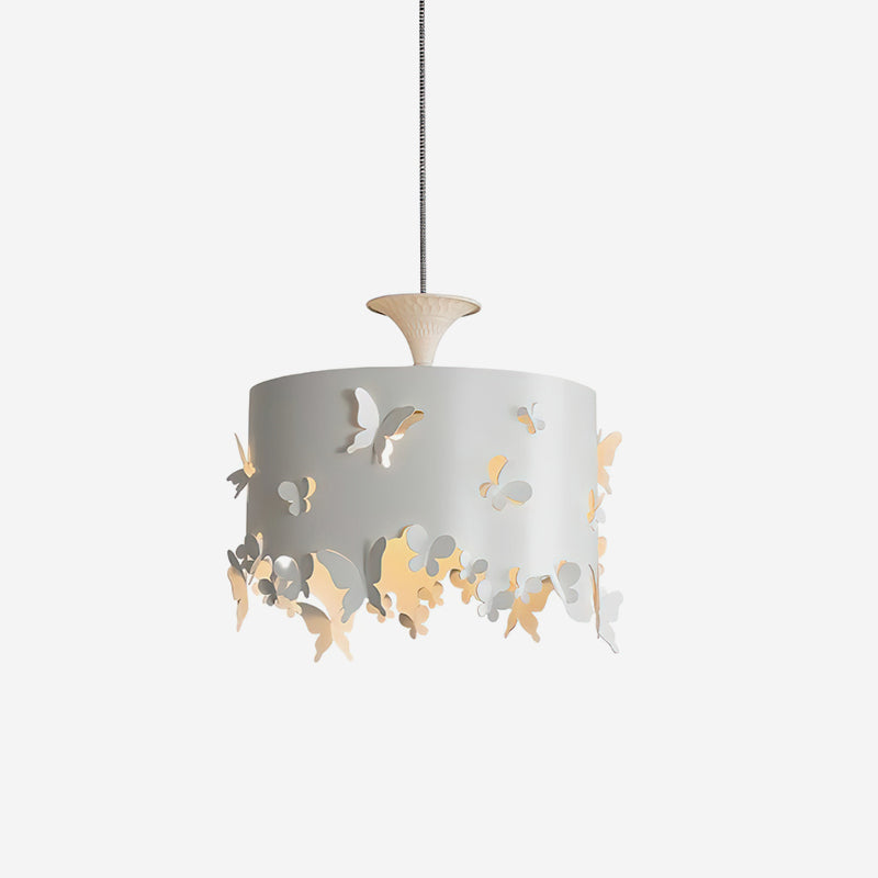 Papillon Suspension en Acier Blanc - Neutralighting