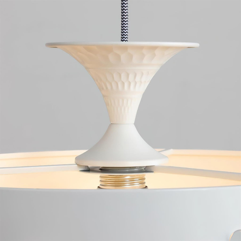 Papillon Suspension en Acier Blanc - Neutralighting