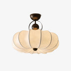 Yunshui Pétale Tissu Bronze Suspension Lumière - Neutralighting